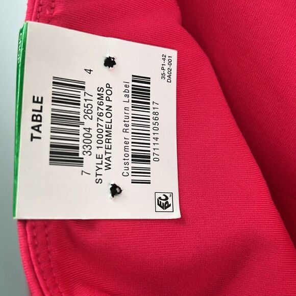 ID Ideology High-Rise Cropped Leggings Watermelon Pop - Sz L - NWT - Picture 6 of 7
